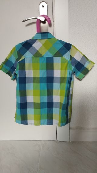 camisa cuadros niño 5 años 