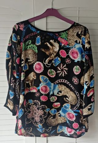 Camisa blusa de mujer estilo retro