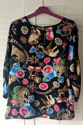 Camisa blusa de mujer estilo retro