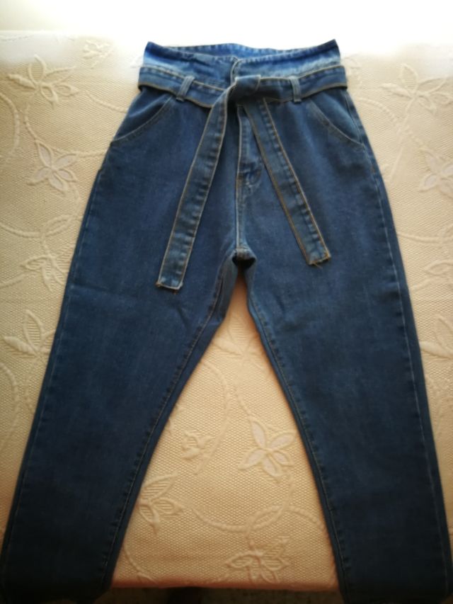 Jeans de mujer cintura súper alta Talla S