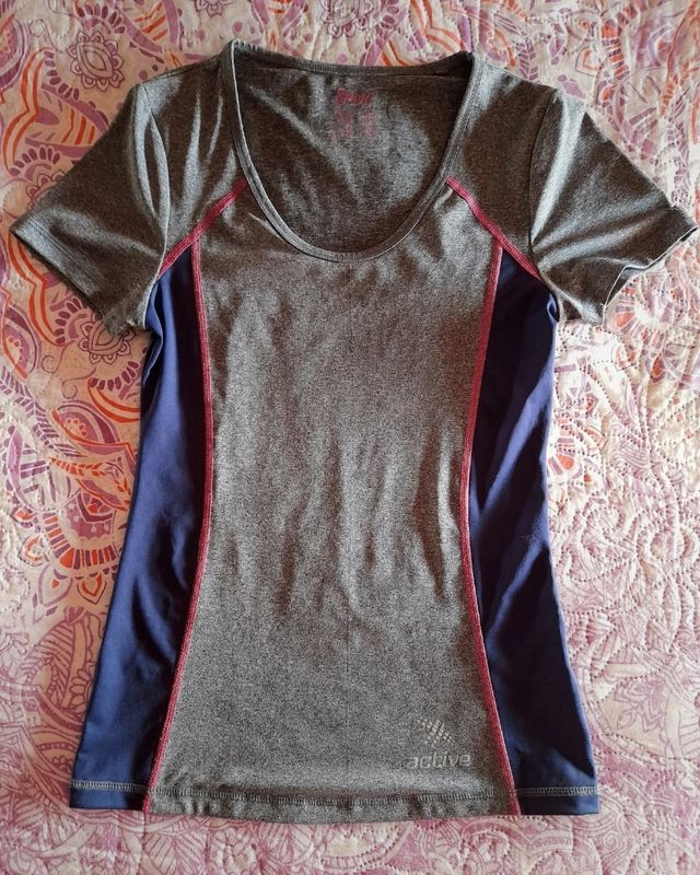 Camiseta técnica deporte elástica mujer Crivit S/M