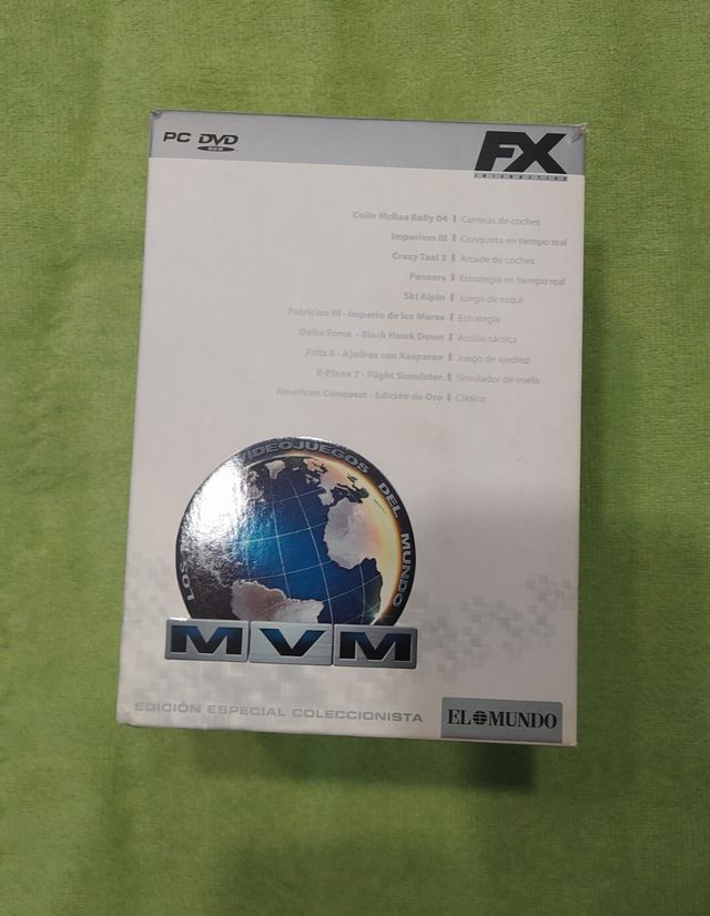 caja edición coleccionista juegos FX PC