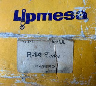 Amortiguador trasero Renault R14
