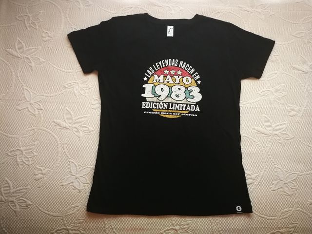 Camiseta de mujer Mayo 1983  Talla L