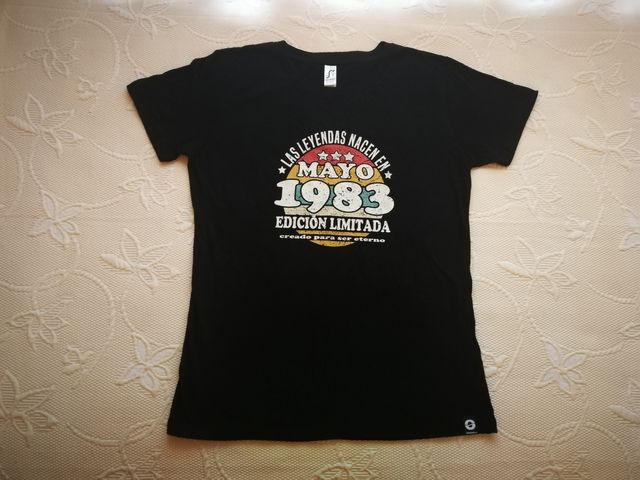 Camiseta de mujer Mayo 1983  Talla L