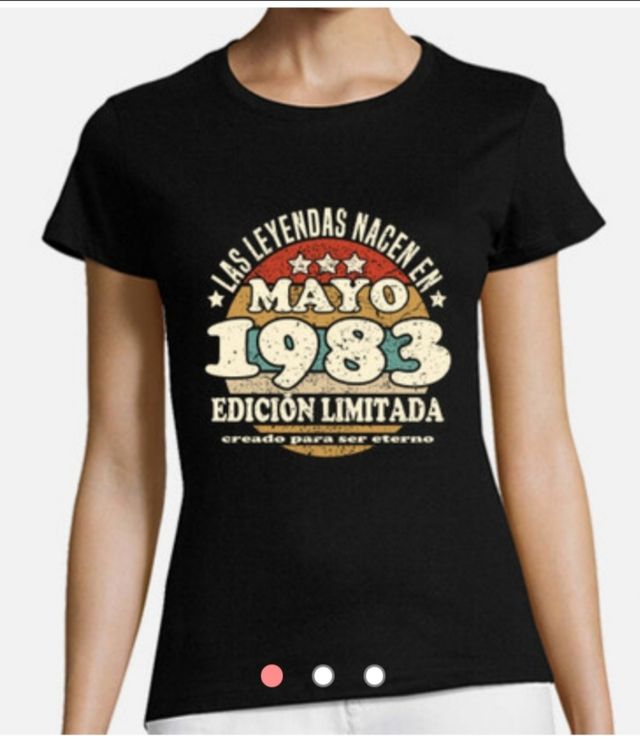 Camiseta de mujer Mayo 1983  Talla L