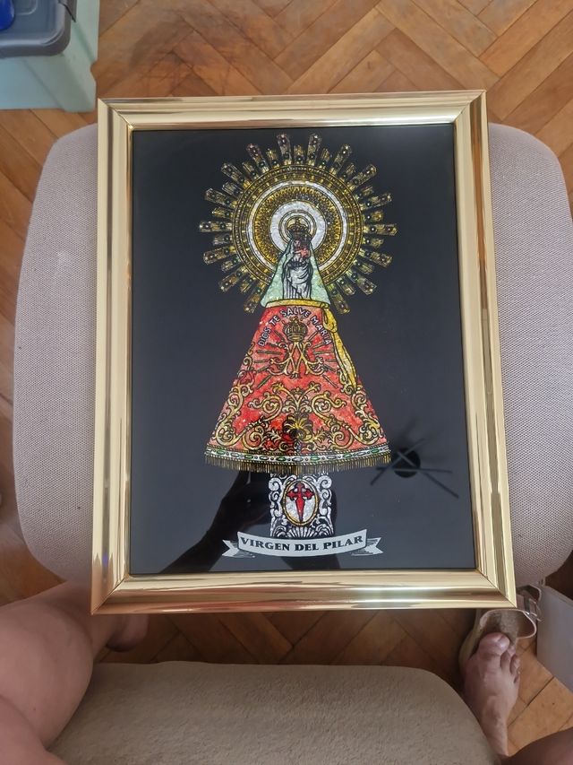 cuadro  virgen del pilar (2 FOTOS)