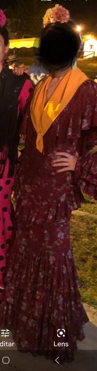 vestido de flamenca de El Ajolí talla 36-38