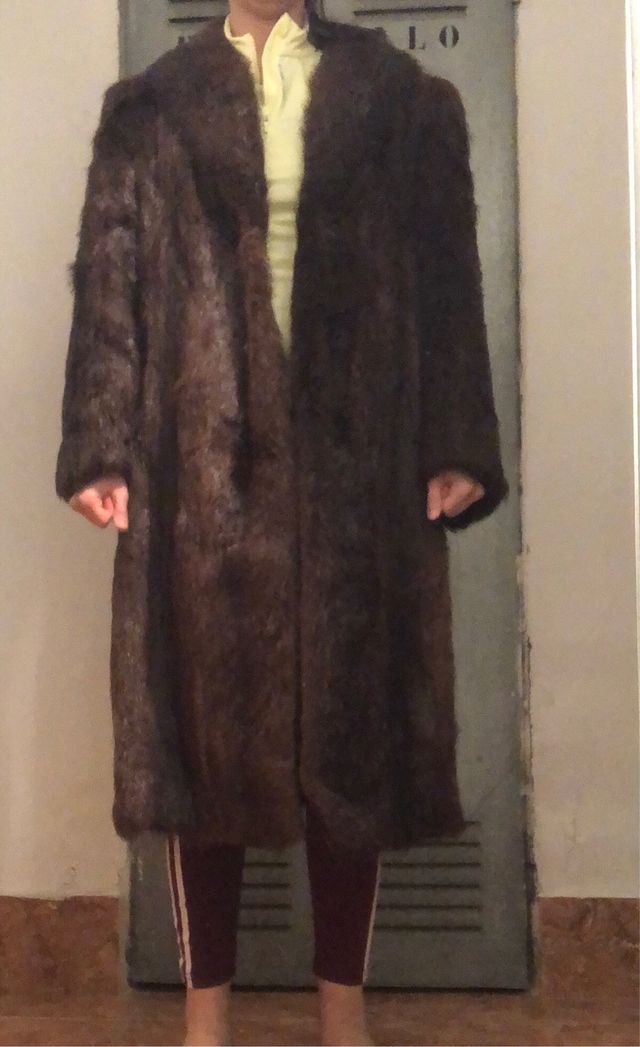 Abrigo auténtico de pelo