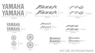 Kit de pegatinas para yamaha fazer FZ6