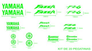 Kit de pegatinas para yamaha fazer FZ6