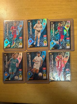 Los 6 Momentum de Adrenalyn 2021-22 XL Panini
