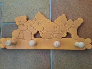 Percha de ositos para pintar