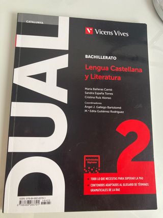 DUAL Lengua Castellana y Literatura Bachillerato