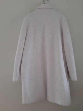 Nuevo, Abrigo blanco oversize talla M
