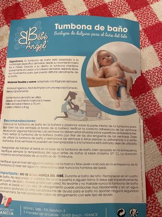 Hamaca bañera Bebé