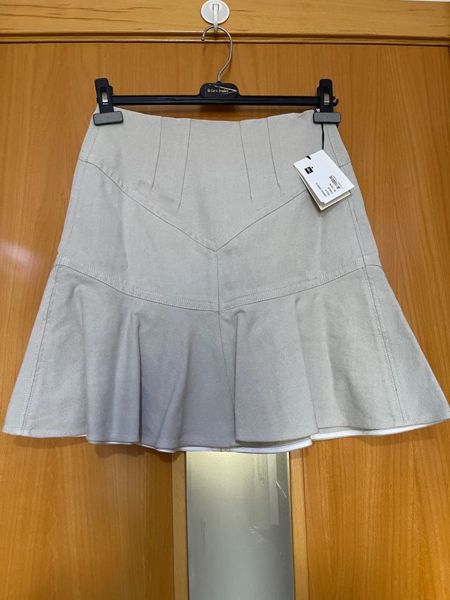 Falda Isabel Marant gris