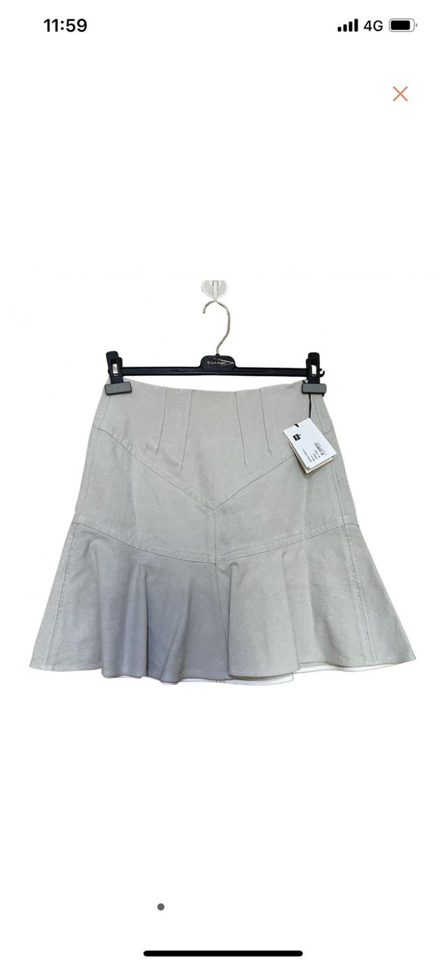 Falda Isabel Marant gris