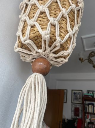 Bolso macramé Zara hecho a mano