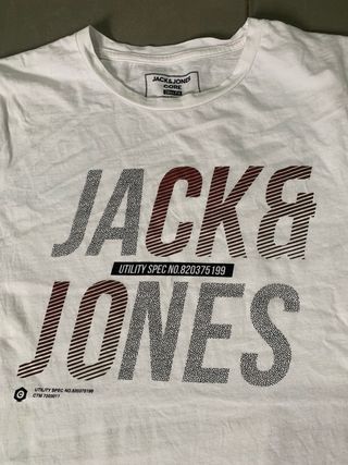 Camiseta blanca jack&jones