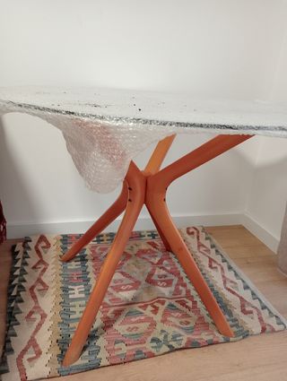 conjunto mesa y síllas madera