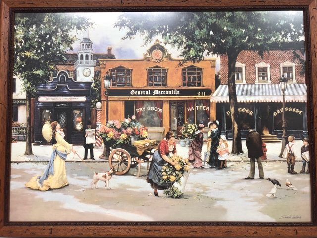 CUADRO / LAMINA ÉPOCA / MARCO MADERA