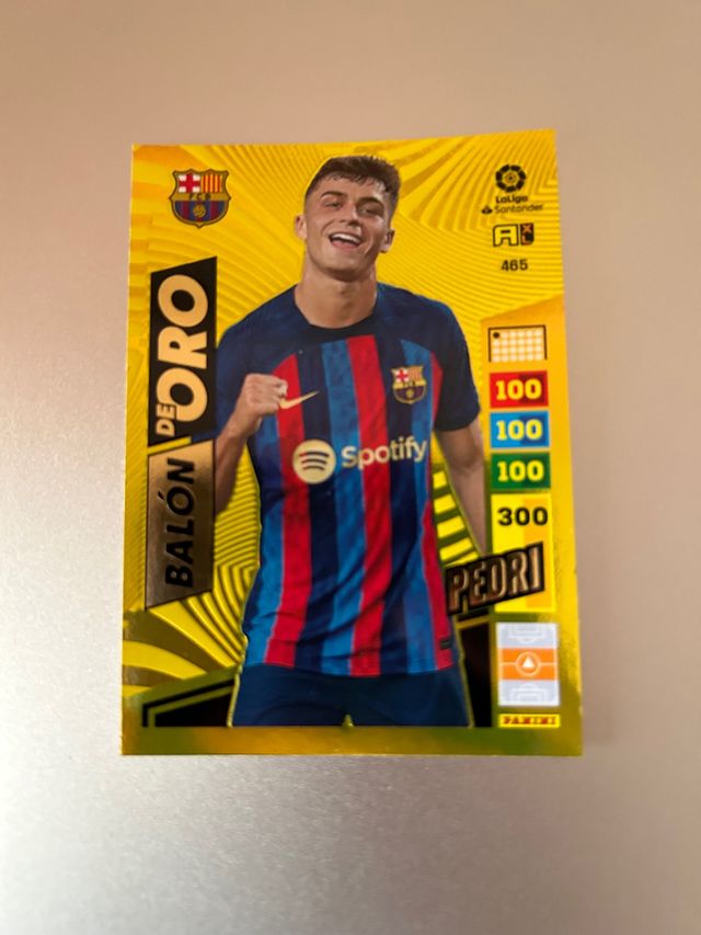 Pedri Balón Oro Adrenalyn 2022-23 N465 Funda Nuevo