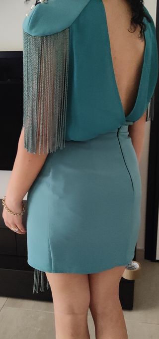 abito frange Elisabetta Franchi 44it