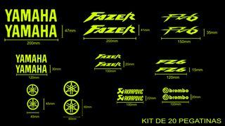 Kit de pegatinas Para yamaha fazer FR6