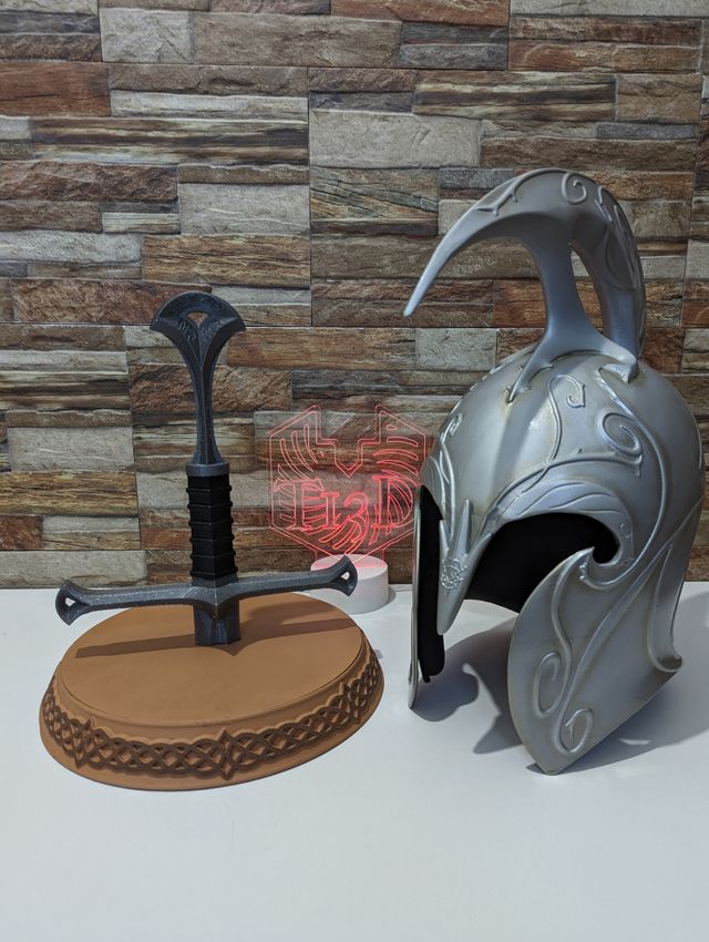 Casco el señor de los anillos,elfos de Rivendell