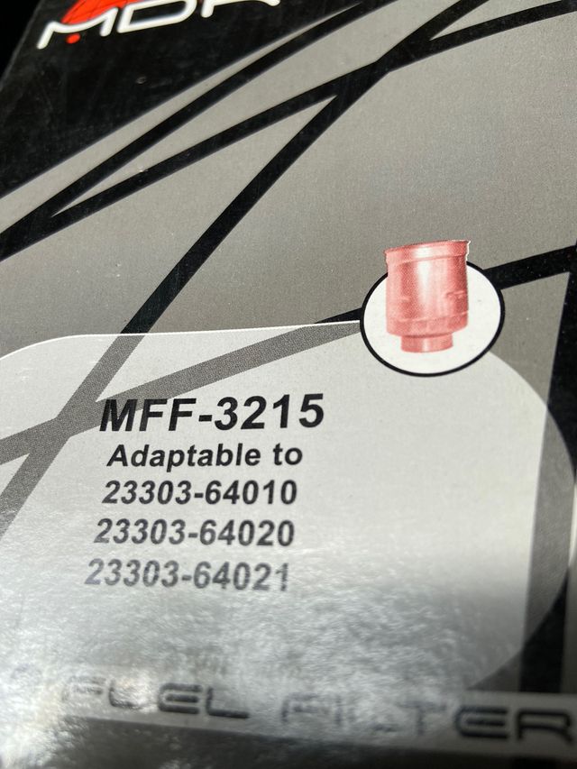 Filtro de fuel y filtro cabina