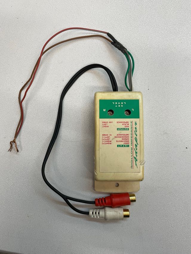 Filtro de frecuencia regulable de  alta a baja imp