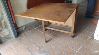 Mesa plegable /Mesa con alas para cocina o comedor