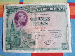 Billete 500 pesetas