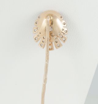 Alfiler de corbata en oro amarillo 18k y brillante