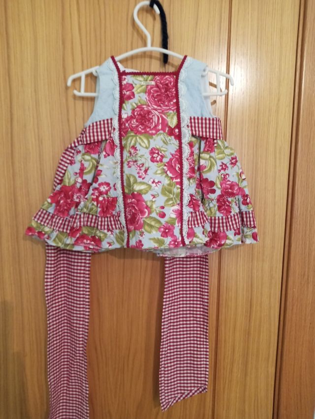 Vestido flores Foque 3 meses