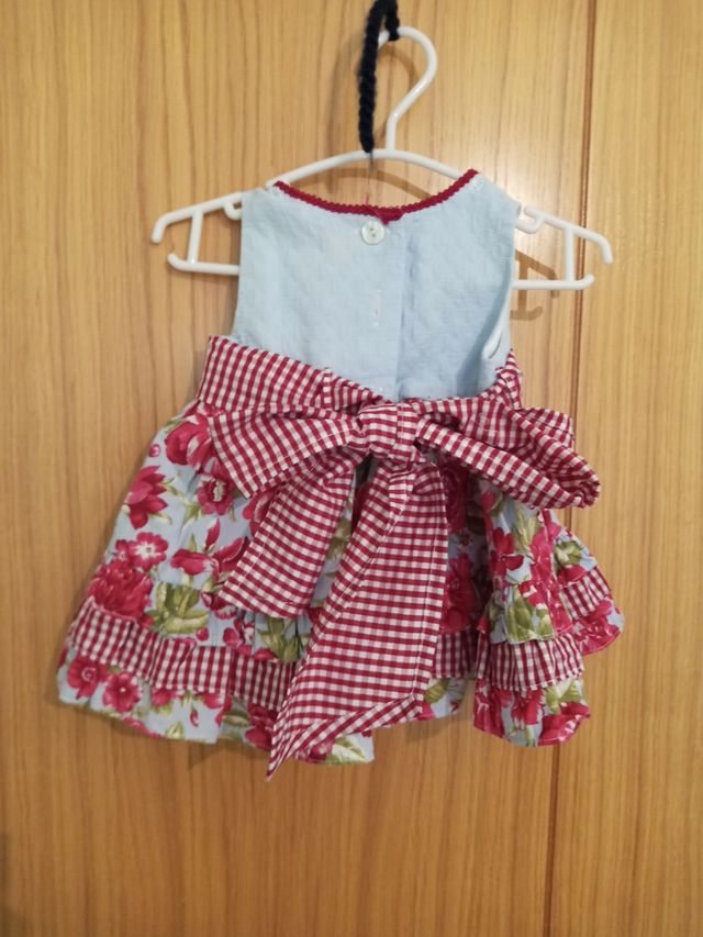 Vestido flores Foque 3 meses