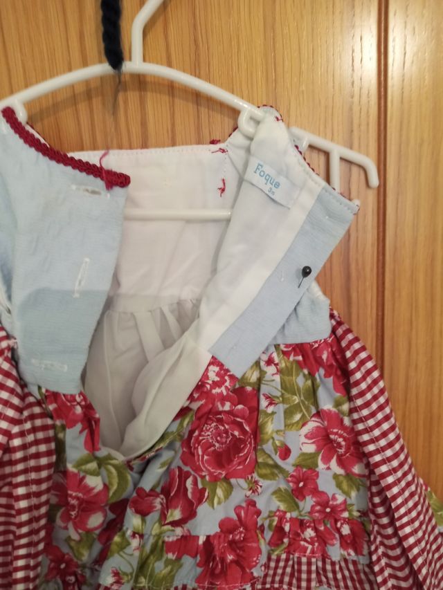 Vestido flores Foque 3 meses