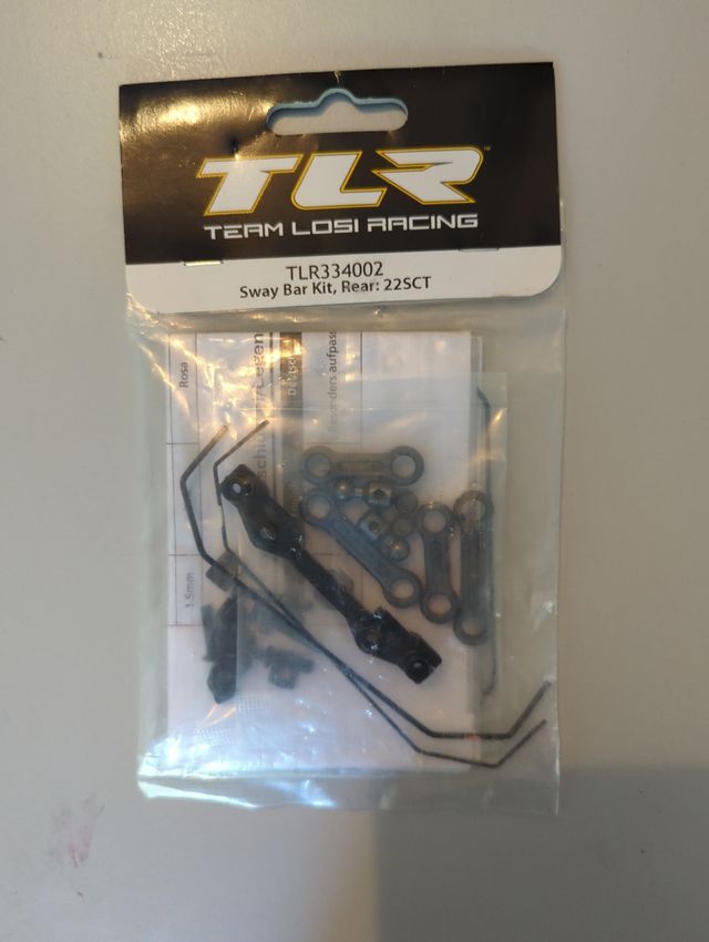 2 Kits barras estabilizadoras TLR 22 SCT 2.0