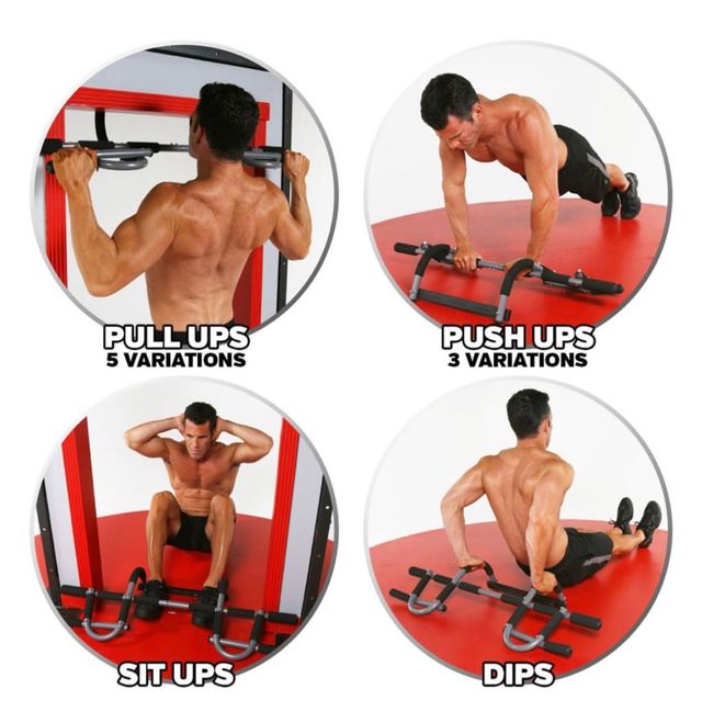 Barra dominadas puerta