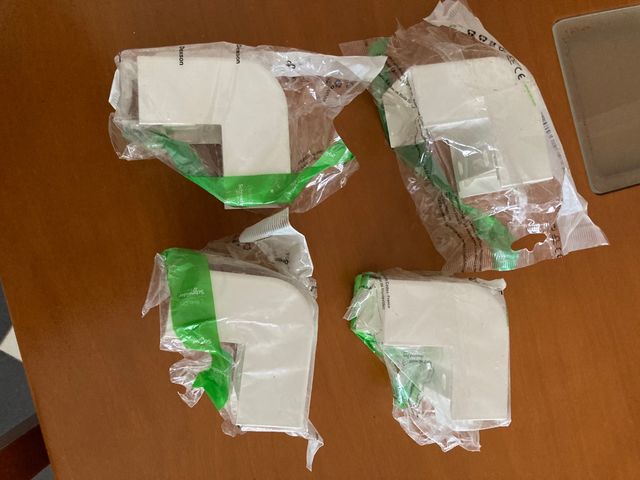 LOTE Angulo exterior canaleta 40*60