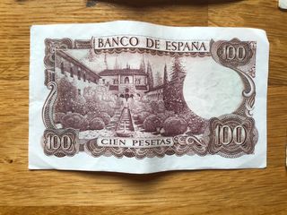 Billetes 100 pesetas