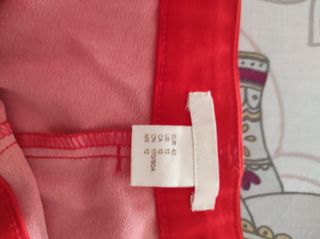 Conjunto de camisa y pantalón rojo Zara