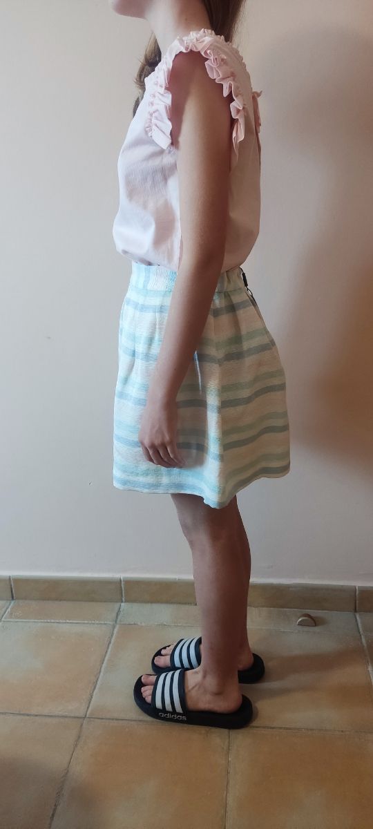 Conjunto falda y blusa NUEVO,marca Tizzas corteing