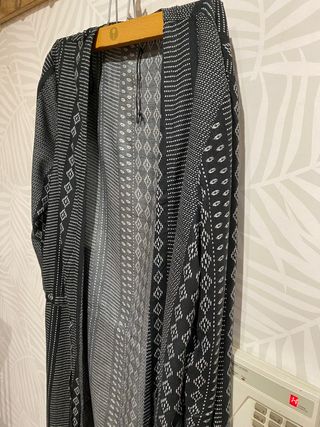 Kimono blanco y negro JDY talla 38