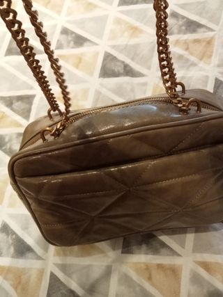 BOLSO NUEVO BEIGE- TOPO