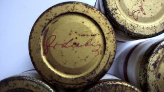 Liebig barattolini opalina vintage