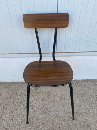 Silla cocina vintage metálica