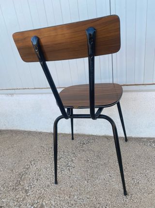 Silla cocina vintage metálica