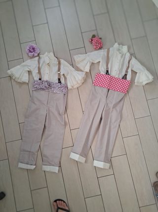 Trajes de corto. Flamencas. 60€ cada conjunto